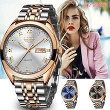 Load image into Gallery viewer, Fashionable and Versatile Women&#39;s Quartz Watch - Water Resistant with Multiple Features
